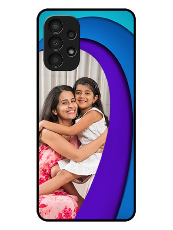 Custom Galaxy A13 Custom Metal Phone CaseSimple Pattern Design