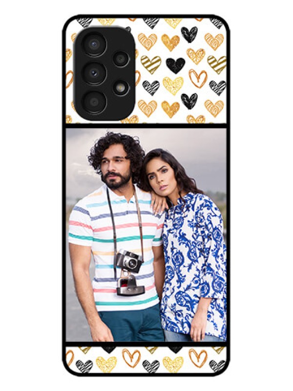 Custom Galaxy A13 Custom Metal Phone CaseLove Symbol Design