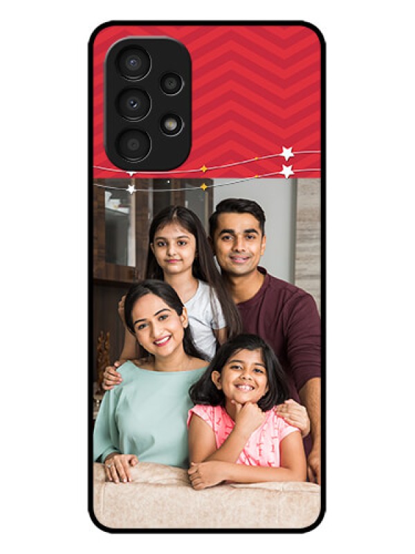 Custom Galaxy A13 Custom Metal Phone CaseHappy Family Design