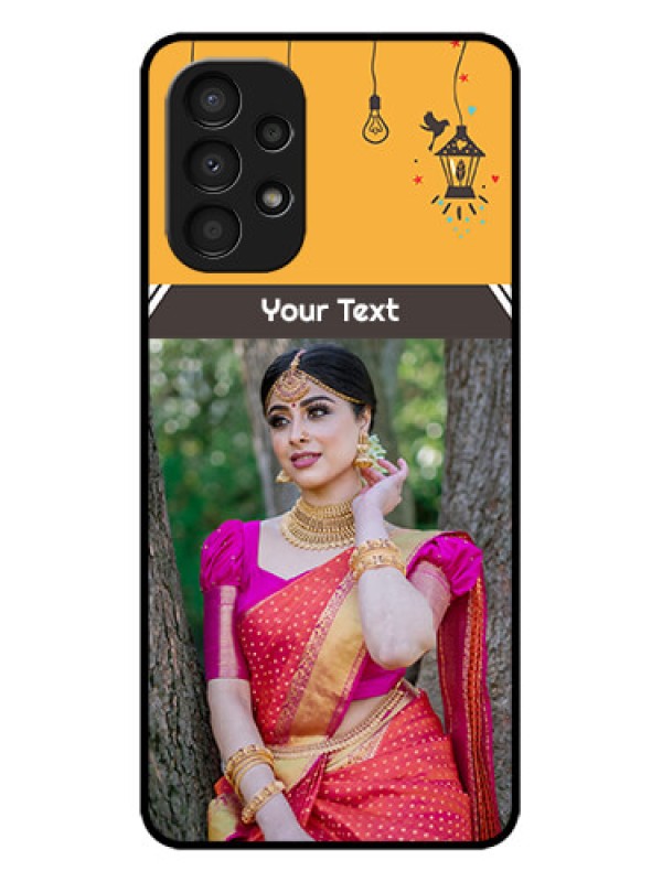 Custom Galaxy A13 Custom Metal Phone CaseWith Family Picture And Icons