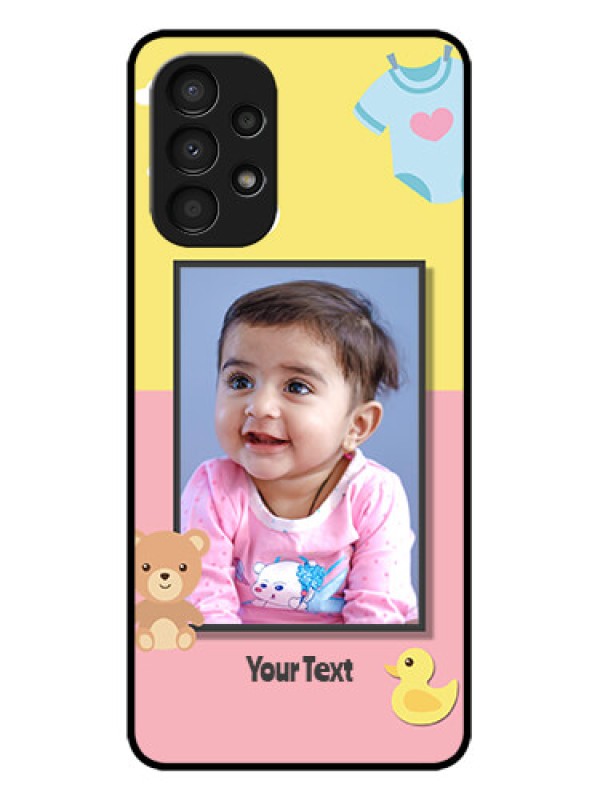 Custom Galaxy A13 Custom Metal Phone CaseKids 2 Color Design