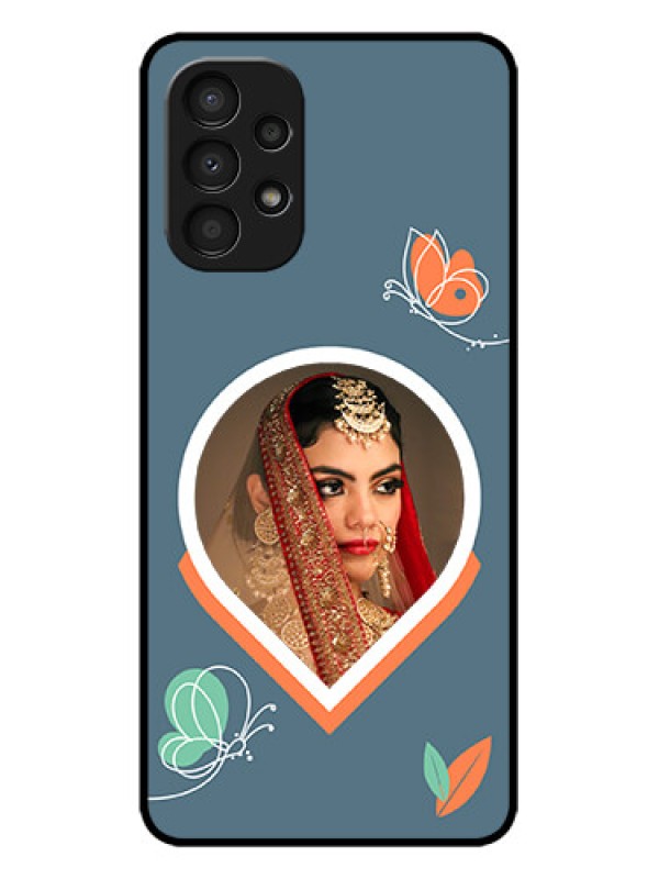 Custom Galaxy A13 Custom Metal Phone CaseDroplet Butterflies Design