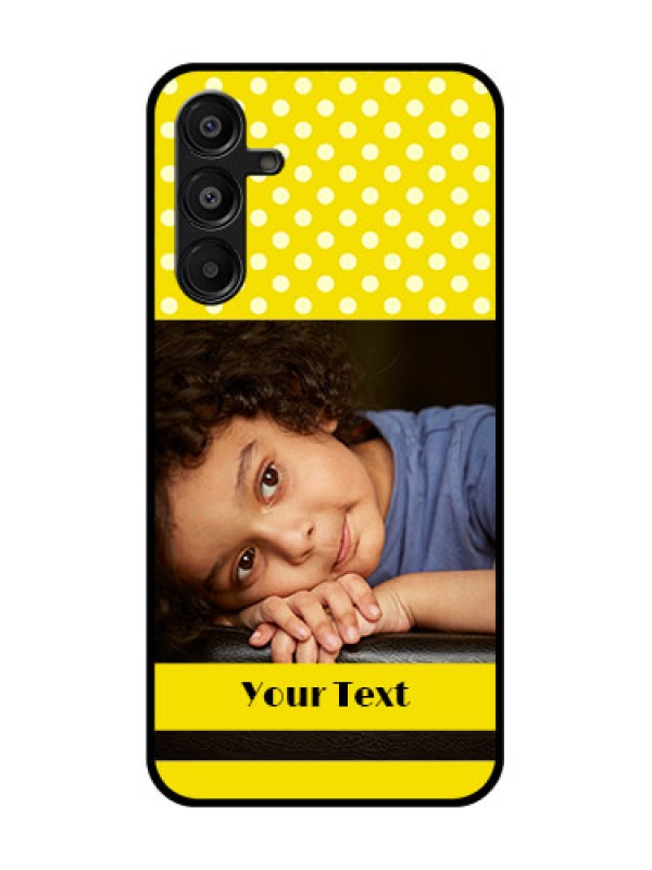 Custom Samsung Galaxy A16 5G Custom Metal Phone Case - Bright Yellow Case Design