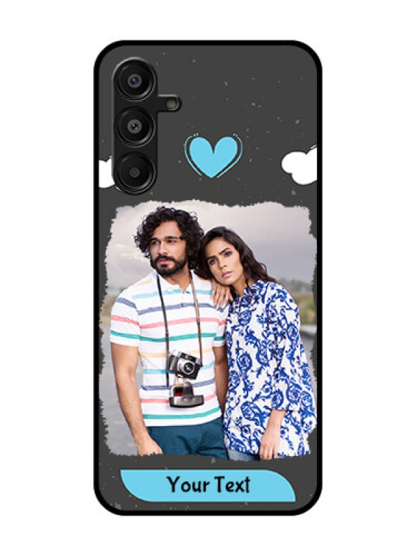 Custom Samsung Galaxy A16 5G Custom Metal Phone Case - Splashes With Love Doodles Design