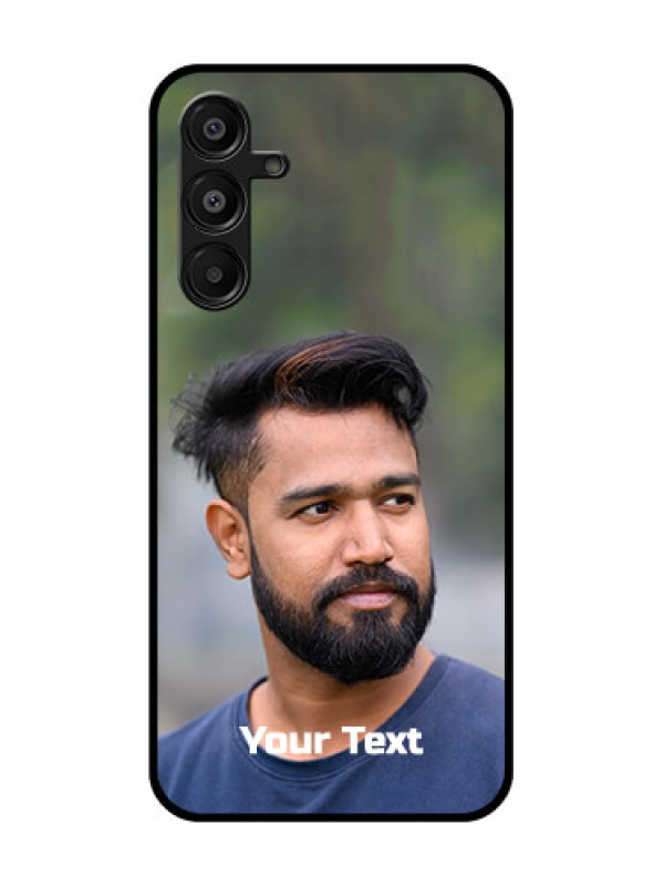 Custom Samsung Galaxy A16 5G Custom Metal Phone Case - Photo With Text Design