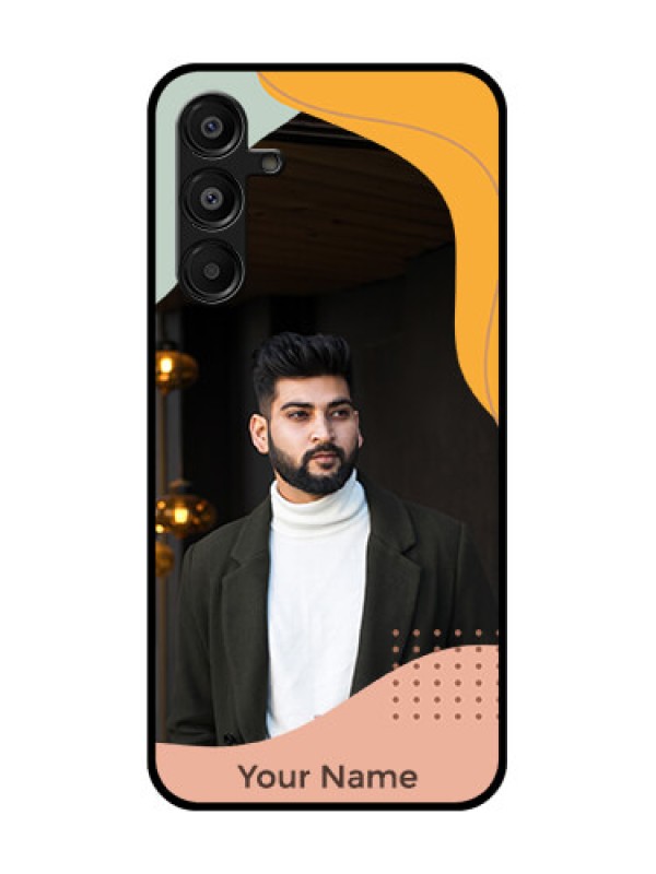 Custom Samsung Galaxy A16 5G Custom Metal Phone Case - Tri - Coloured Overlay Design
