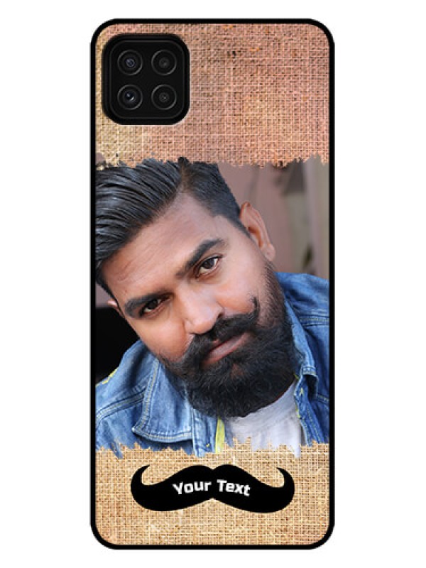 Custom Galaxy A22 5G Custom Metal Phone Case - With Texture Design
