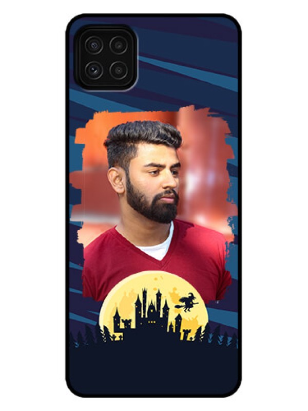 Custom Galaxy A22 5G Custom Metal Phone Case - Halloween Witch Design