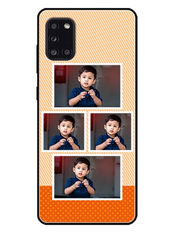 Custom Galaxy A31 Custom Metal Phone CaseBulk Photos Upload Design