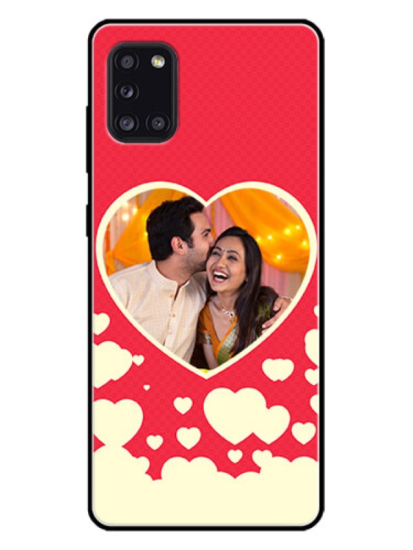 Custom Galaxy A31 Custom Metal Phone CaseLove Symbols Phone Cover Design