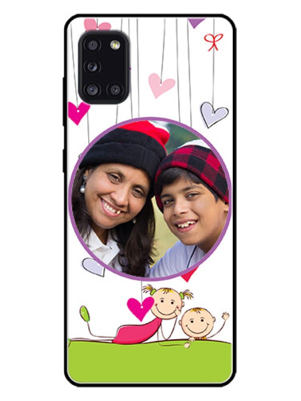 Custom Galaxy A31 Custom Metal Phone CaseCute Kids Phone Case Design