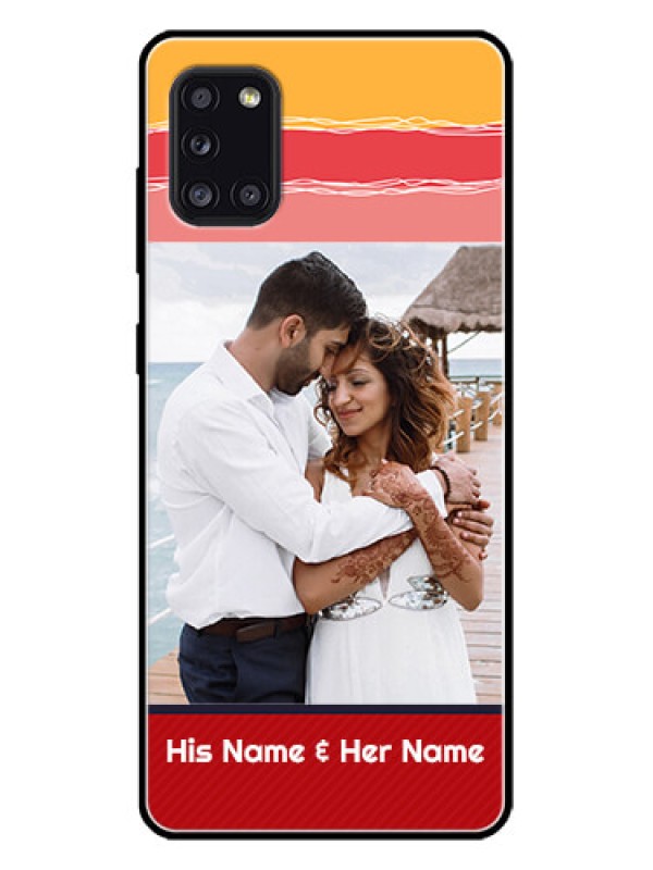 Custom Galaxy A31 Custom Metal Phone CaseColorful Case Design