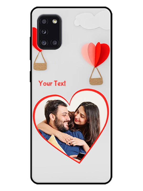 Custom Galaxy A31 Custom Metal Phone CaseParachute Love Design