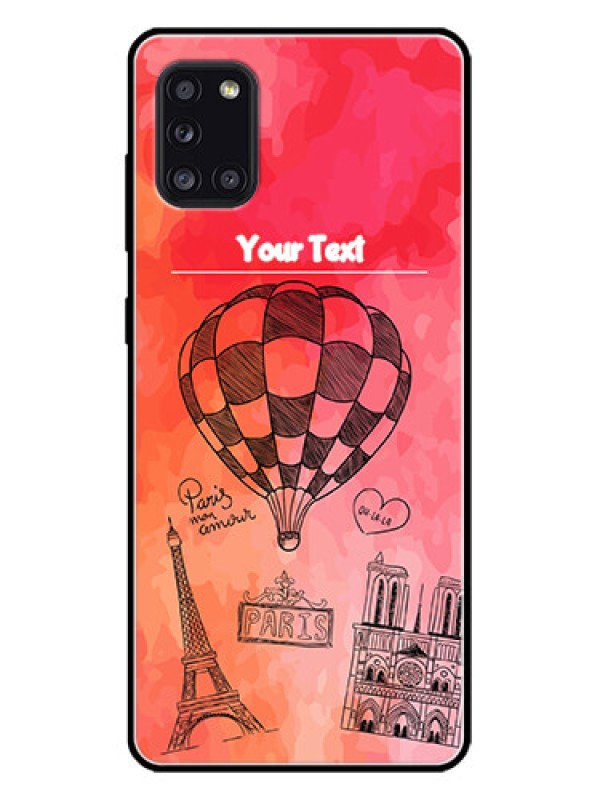 Custom Galaxy A31 Custom Metal Phone CaseParis Theme Design