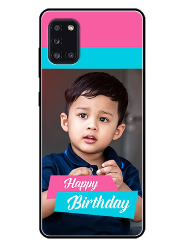 Custom Galaxy A31 Custom Metal Phone CaseImage Holder With 2 Color Design
