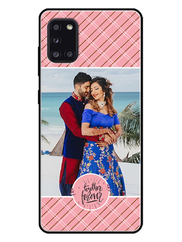 Custom Galaxy A31 Custom Metal Phone CaseTogether Forever Design