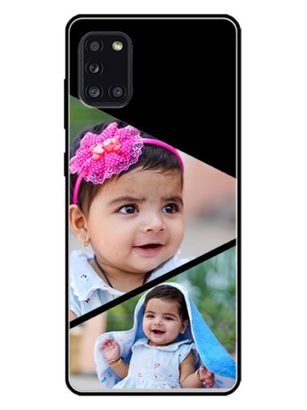 Custom Galaxy A31 Custom Metal Phone CaseSemi Cut Design