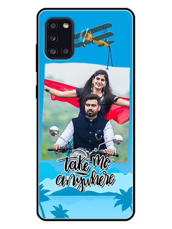 Custom Galaxy A31 Custom Metal Phone CaseTraveller Design