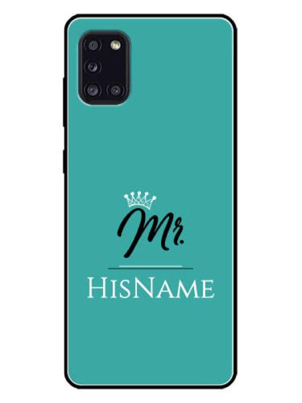 Custom Galaxy A31 Custom Metal Phone CaseMr With Name Design