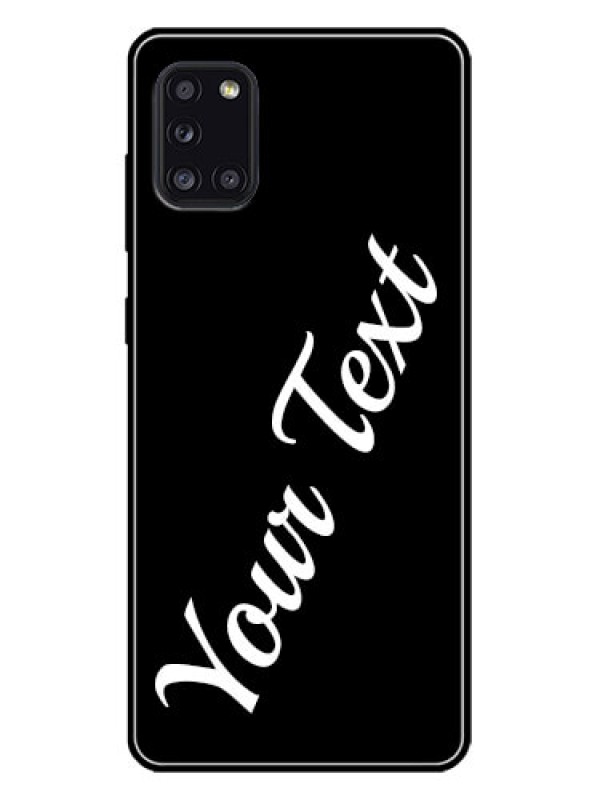 Custom Galaxy A31 Custom Metal Phone CaseWith Your Name Design