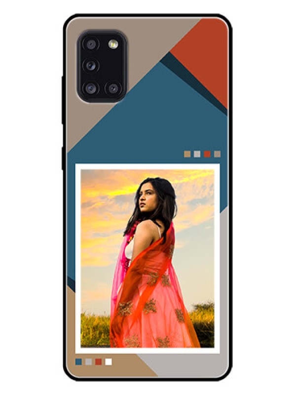 Custom Galaxy A31 Custom Metal Phone CaseRetro Color Pallet Design