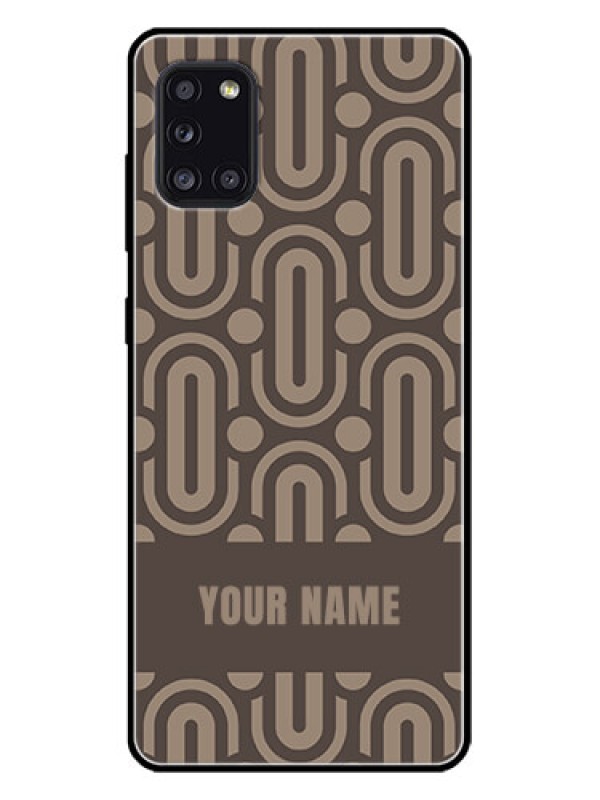 Custom Galaxy A31 Custom Metal Phone CaseCaptivating Zero Pattern Design