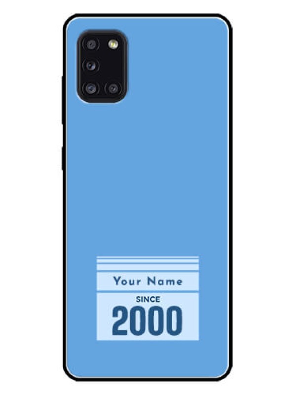 Custom Galaxy A31 Custom Metal Phone CaseCustom Year Of Birth Design