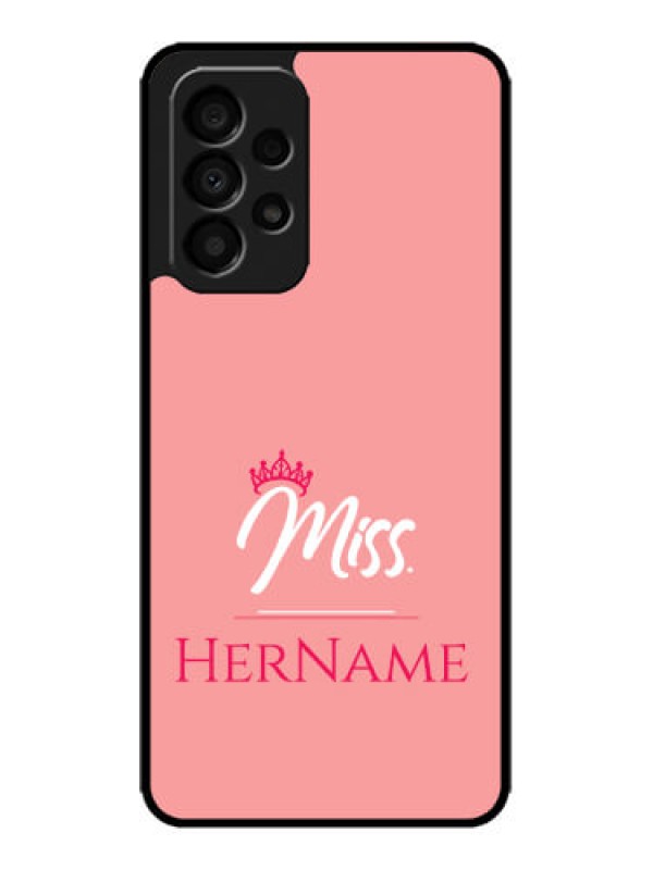 Custom Galaxy A33 5G Custom Metal Phone CaseMrs With Name Design