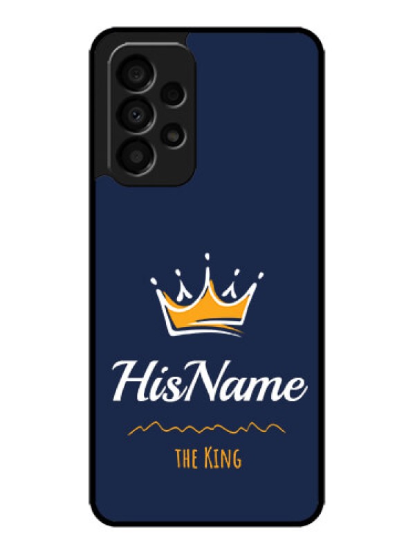 Custom Galaxy A33 5G Custom Metal Phone CaseKing With Name Design