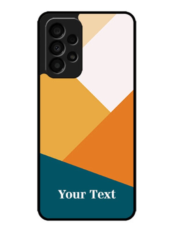 Custom Galaxy A33 5G Custom Metal Phone CaseStacked Multi - Colour Design