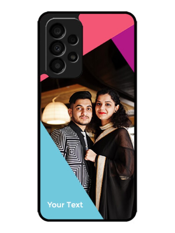 Custom Galaxy A33 5G Custom Metal Phone CaseStacked Triple Colour Design