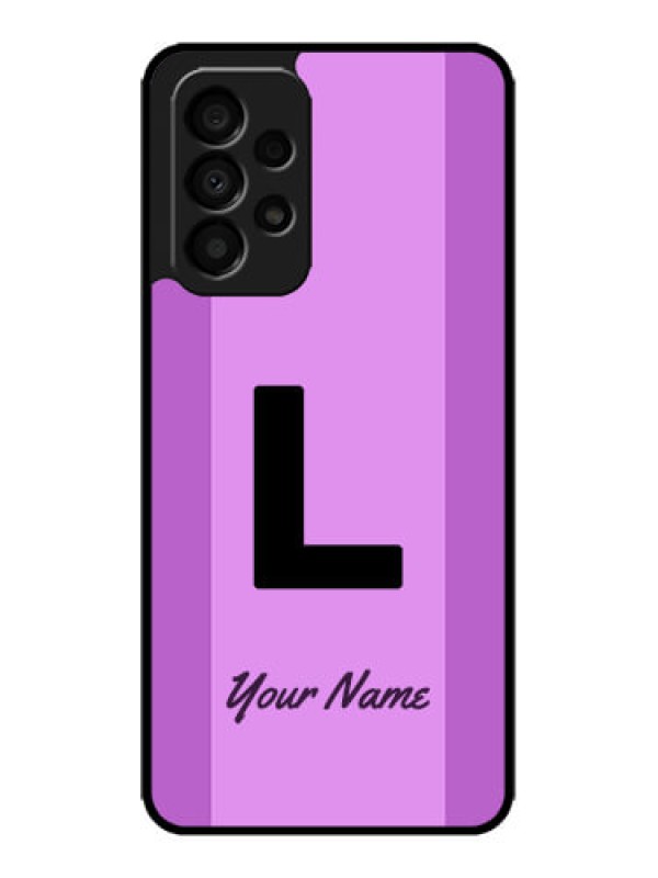 Custom Galaxy A33 5G Custom Metal Phone CaseTricolor Custom Text Design