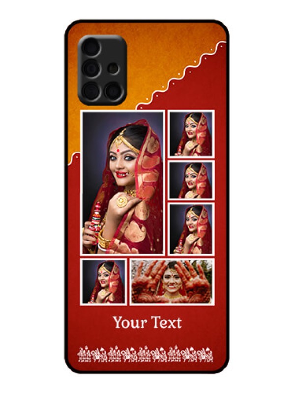 Custom Galaxy A51 Custom Metal Phone Case - Wedding Pic Upload Design