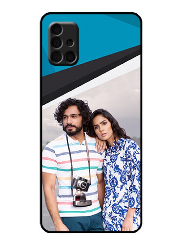 Custom Galaxy A51 Custom Metal Phone Case - Simple Pattern Photo Upload Design
