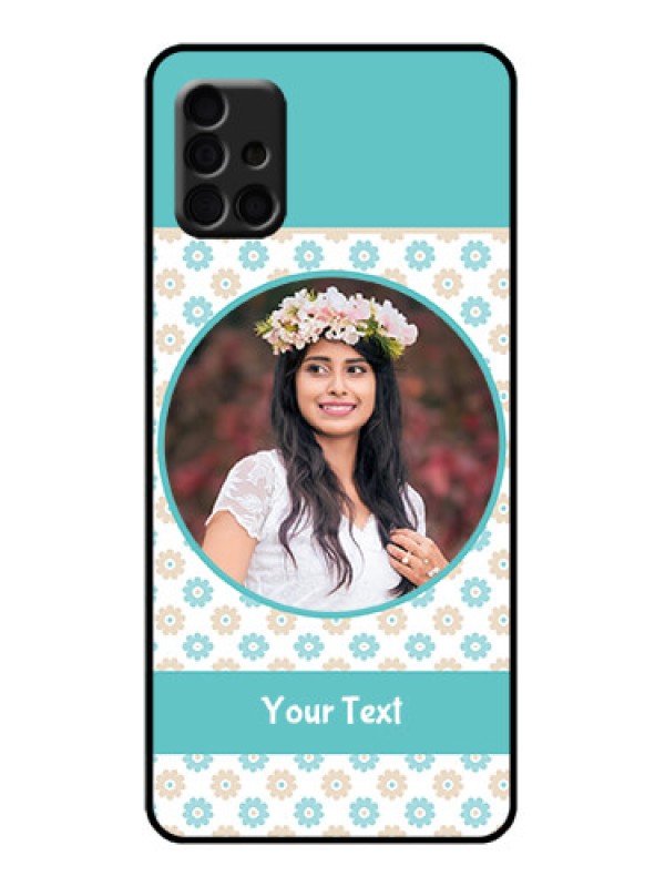 Custom Galaxy A51 Custom Metal Phone Case - Beautiful Flowers Design