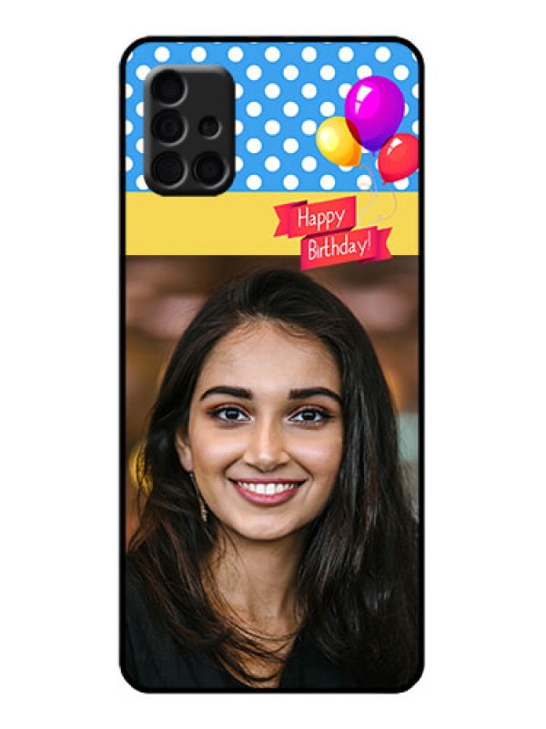 Custom Galaxy A51 Custom Metal Phone Case - Happy Birthday Design