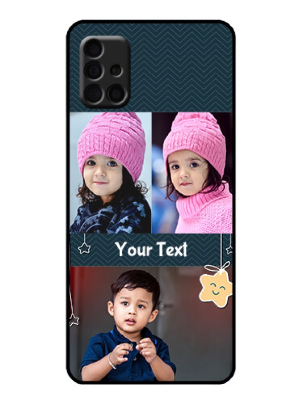 Custom Galaxy A51 Custom Metal Phone Case - Hanging Stars Design