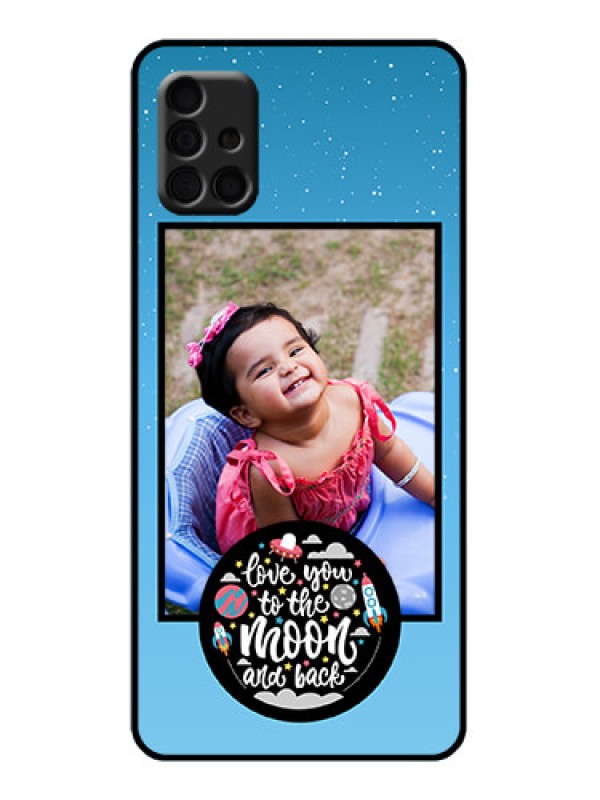 Custom Galaxy A51 Custom Metal Phone Case - Wave Pattern Colorful Design