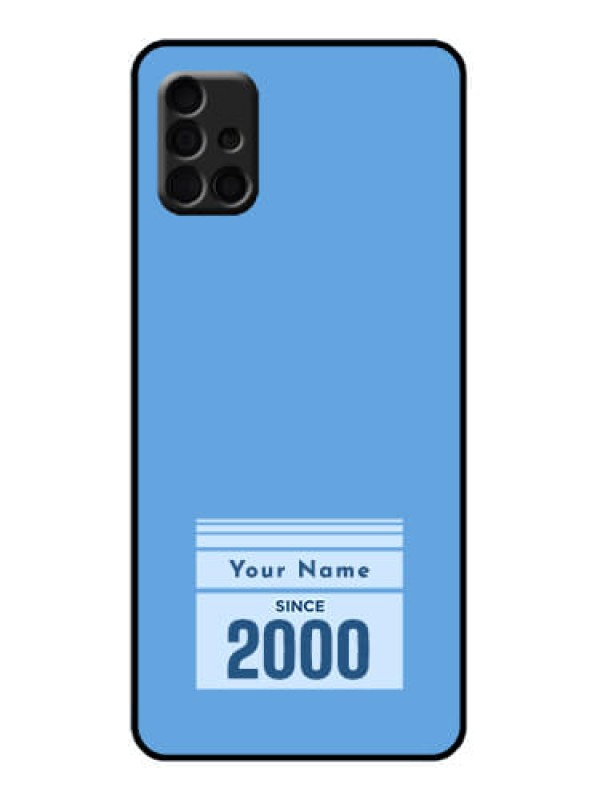 Custom Galaxy A51 Custom Metal Phone Case - Custom Year Of Birth Design