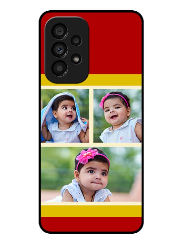 Custom Galaxy A53 5G Custom Metal Phone CaseMultiple Pic Upload Design