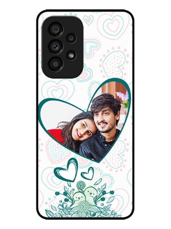Custom Galaxy A53 5G Custom Metal Phone CasePremium Couple Design
