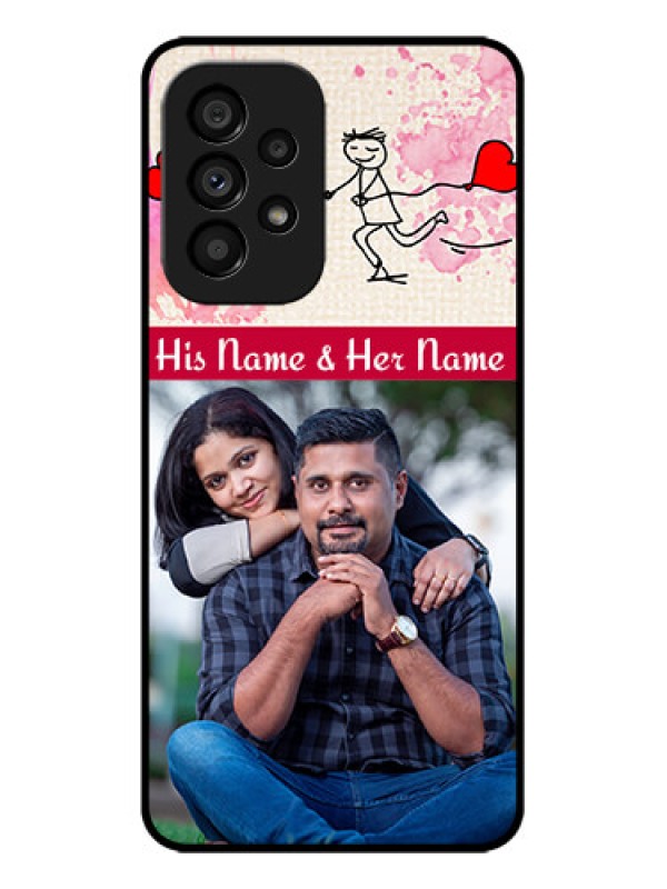 Custom Galaxy A53 5G Custom Metal Phone CaseYou And Me Case Design