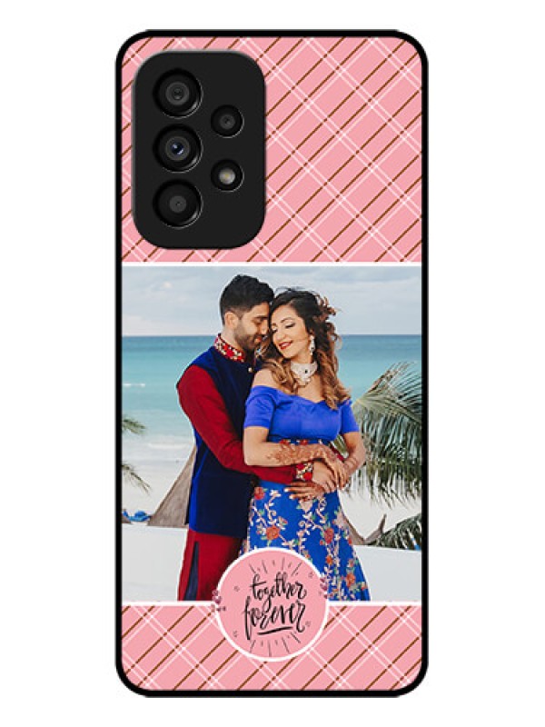 Custom Galaxy A53 5G Custom Metal Phone CaseTogether Forever Design