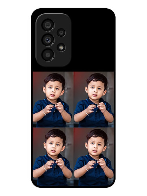 Custom Galaxy A53 5G Custom Metal Phone Case4 Image Holder Design