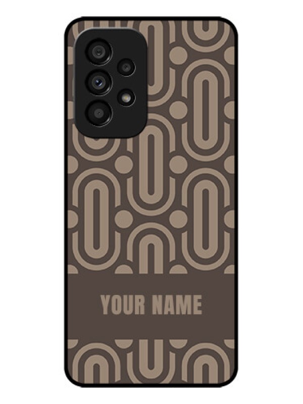 Custom Galaxy A53 5G Custom Metal Phone CaseCaptivating Zero Pattern Design