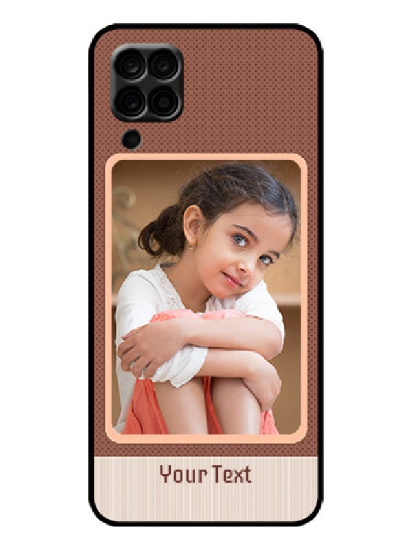 Custom Galaxy F12 Custom Metal Phone Case - Simple Pic Upload Design