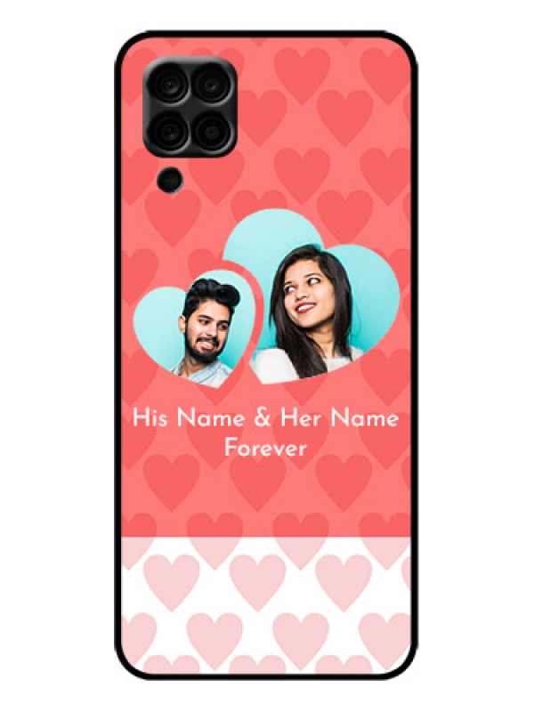Custom Galaxy F12 Custom Metal Phone Case - Couple Pic Upload Design