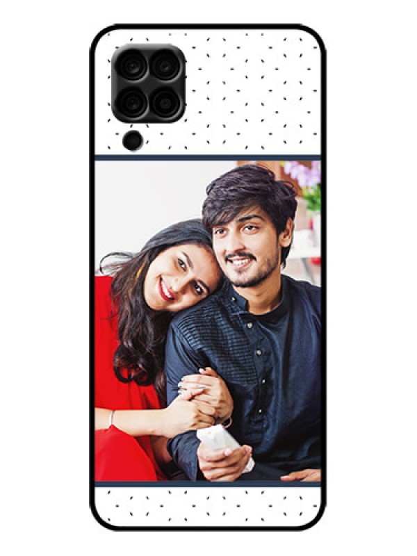 Custom Galaxy F12 Custom Metal Phone Case - Premium Dot Design