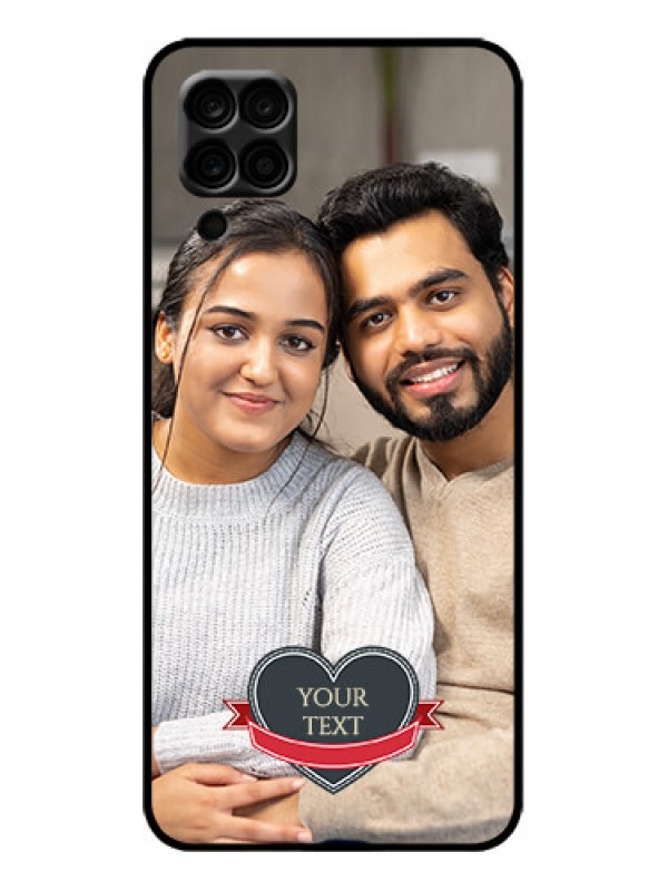 Custom Galaxy F12 Custom Metal Phone Case - Just Married Couple Design