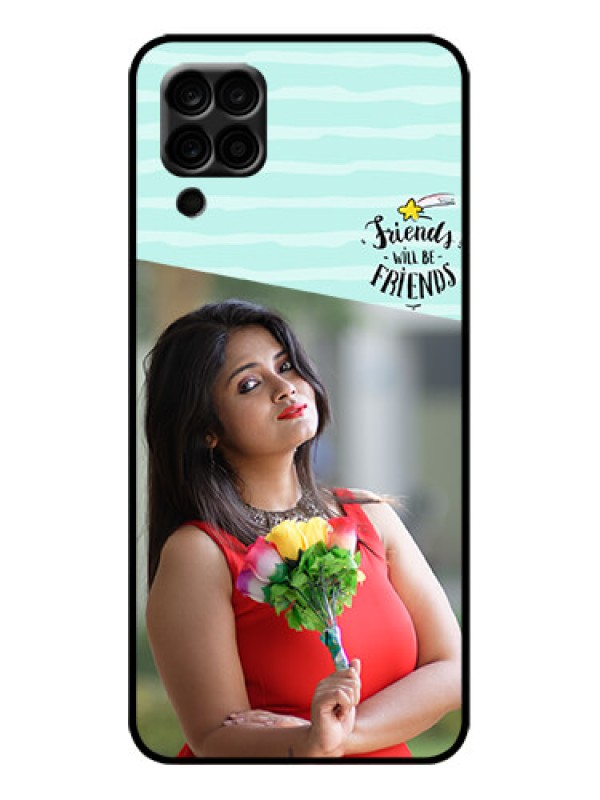 Custom Galaxy F12 Custom Metal Phone Case - Friends Picture Icon Design
